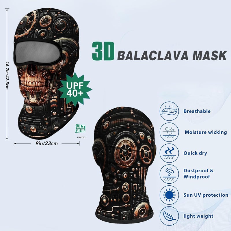 Obacle Balaclava Face Mask Men Women Lightweight for Ski Hunting Cycling Fishing - Image 3